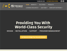 Tablet Screenshot of netronixint.com